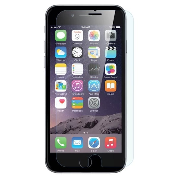 Näytönsuojus - Avizar - iPhone 6/6S - Karkaistu lasi - Läpinäkyvä - Iskunkestävä Transparent