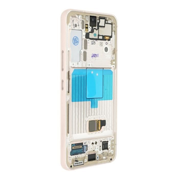 Komplet blok Samsung Galaxy S22 LCD-skærm Touch Glas Original Samsung lilla