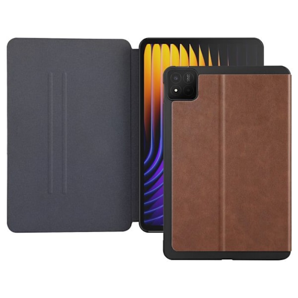 Xiaomi Pad 7 ja 7 Pro -kansio, tuki videolle, ruskea kastanj