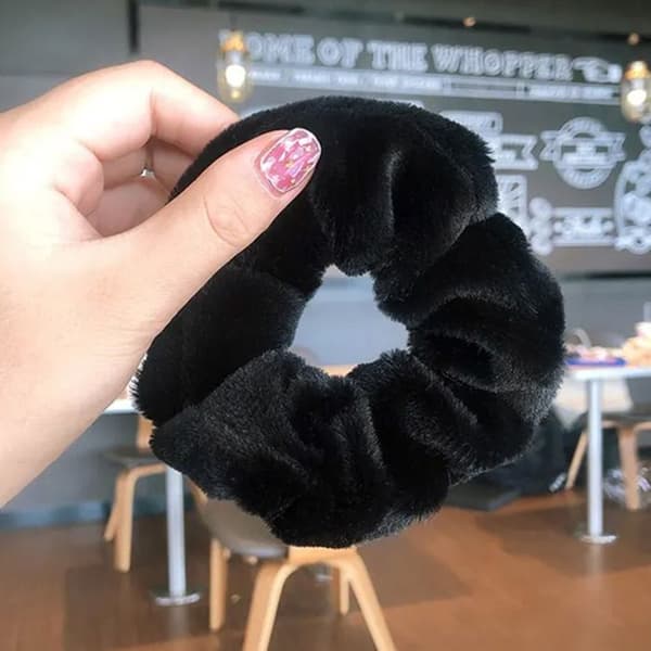 Chouchou - AVIZAR - Minky Fluffy - Sort - Voksen - Kvinde Svart