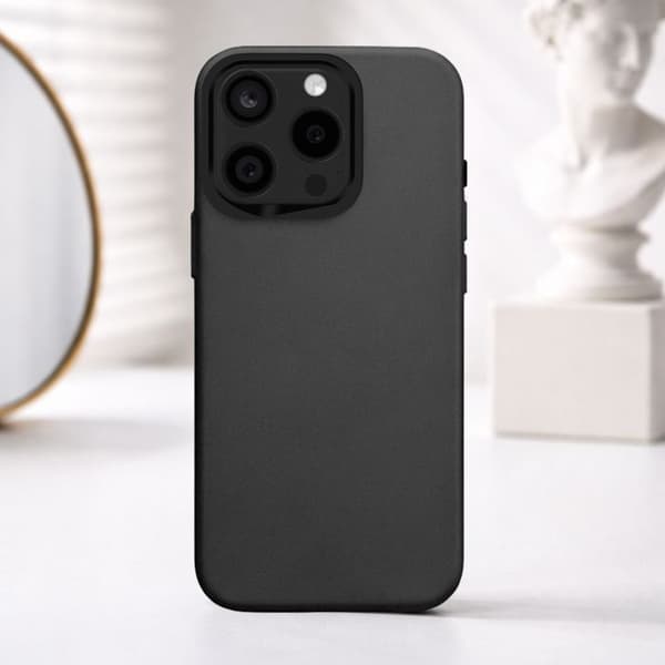 "Coque til iPhone 15 Pro Model SolidX Stødabsorberende Trådløs Opladning Kompatibel Rhinoshield Sort" Svart