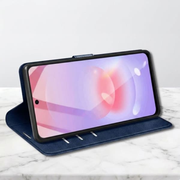 Plånboksfodral för Galaxy A37 Columbia Edition med Stödfunktion Zanaé Mörkblå Blå