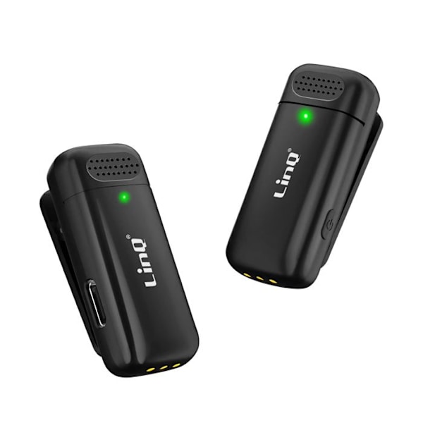 Micro cravate trådløs - LinQ - USB-C - Sort
