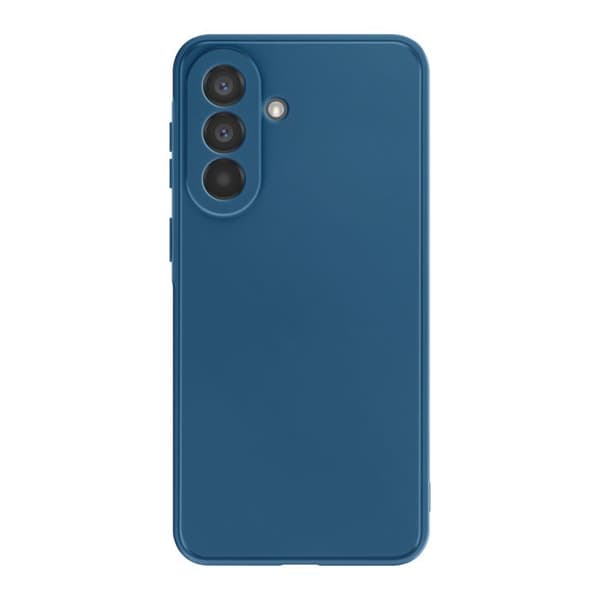Silicone Soft-Touch Cover til Galaxy A57 med Forstærket Blå Kant Blå