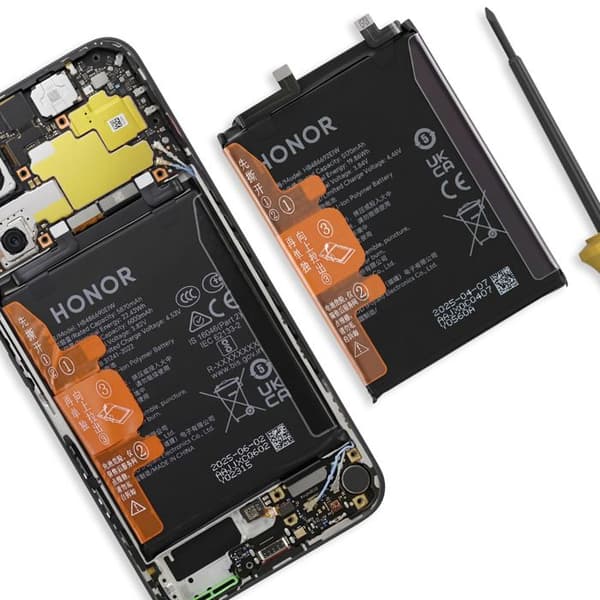 Erstatningsbatteri Service Pack 5300mAh til Honor 400 Honor Sort Svart