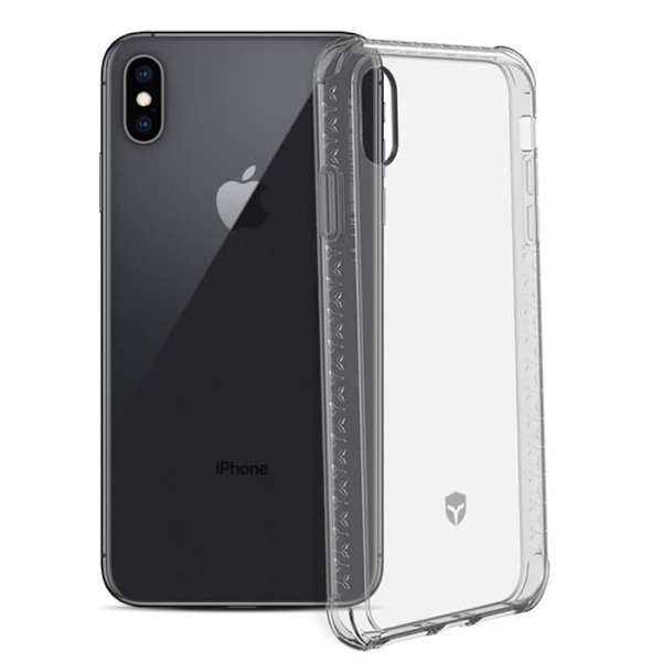 Coque iPhone XS Max - Force Case Air - Silikonegummi - Stødabsorberende - Transparent - Livstidsgaranti transparent