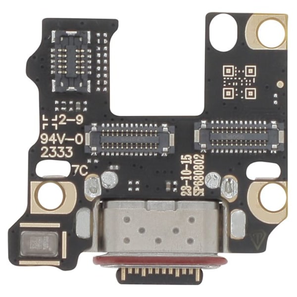 USB C oplader stik til Motorola Edge 40 Neo + sort mikrofon