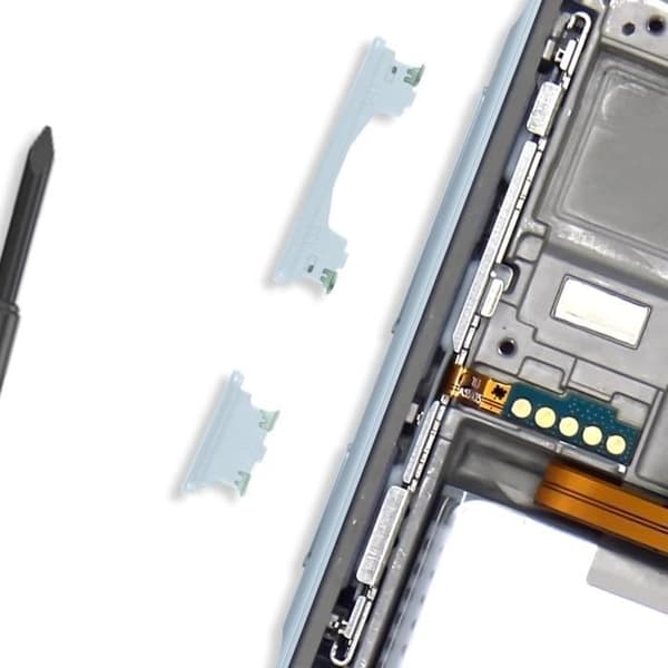 Ström- och volymknapp för Samsung Galaxy A35 5G Blå Blå