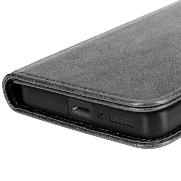 Étui Portefeuille - Xiaomi - Redmi Note 14 5G - Grå - Video Støtte - Magnetisk Lukning Grå