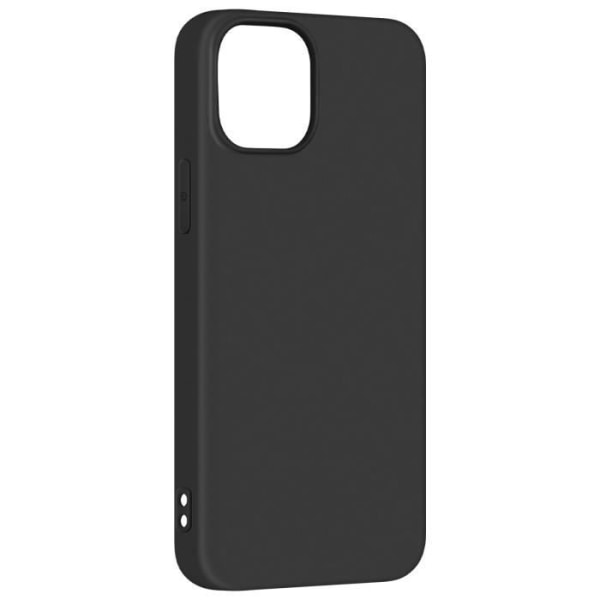 Coque - Klassinen kotelo - iPhone 15 Plus - Pehmeä silikoni - Iskunkestävä suoja - Tyylikäs viimeistely Svart