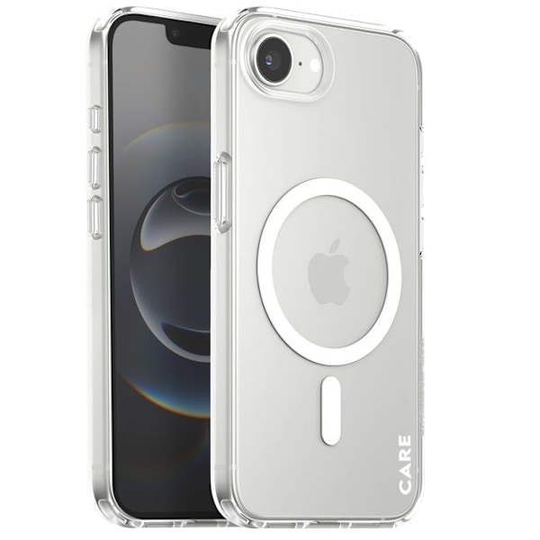 iPhone 16e:n Antishock-kotelo, 3.6m pudotuksia kestävä Urban Combat Panzer Glass, läpinäkyvä Vit