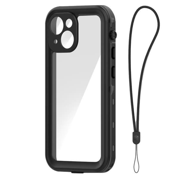 Redpepper Apple iPhone 13 Mini vedenpitävä kotelo läpinäkyvä