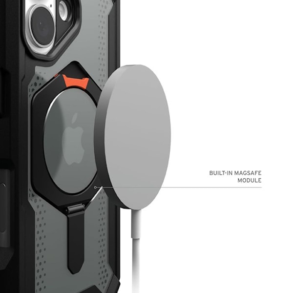 iPhone 16 - UAG Plasma XTE MagSafe - Musta / Oranssi