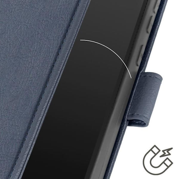 Fodral till Xiaomi Redmi Note 13 Pro Plus - AVIZAR - Support för plånbok och video - Midnight Blue Blå