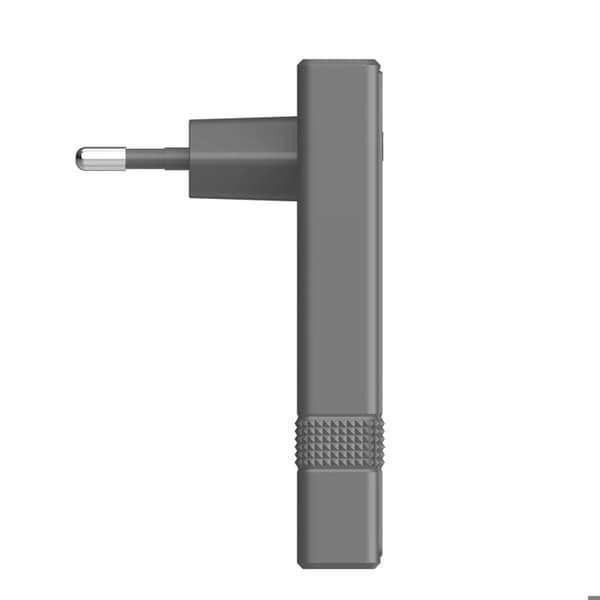 Strømforsyning - FORCE POWER - L-Shape - 45W - 2x USB-C - Ultra-GaN Grå