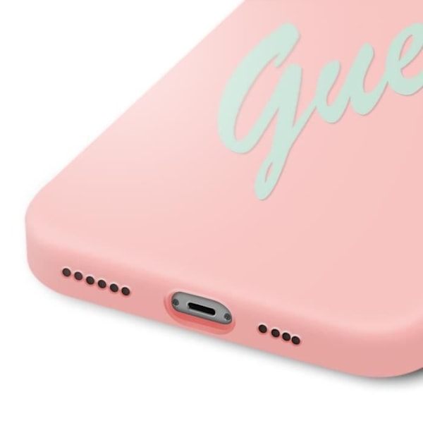 Coque til iPhone 12 Pro Max Silikone Vintage Soft Touch Guess Rose Rosa