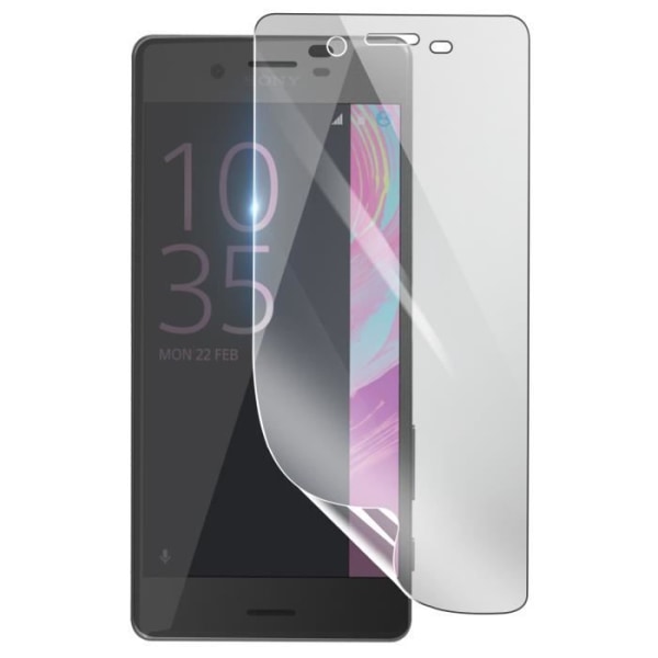 Skärmskydd - 3MK - Sony Xperia X Performance - Stötsäker Hydrogel - Transparent - Reptålig Transparent