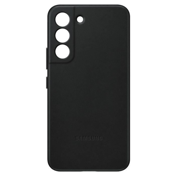 Coque Læder - Samsung - Galaxy S22 Plus - Lædercover - Sort - Ultra-tynd svart