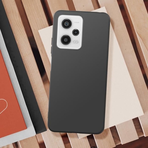 Xiaomi Redmi Note 12 Pro 5G -kotelo, musta kotelo