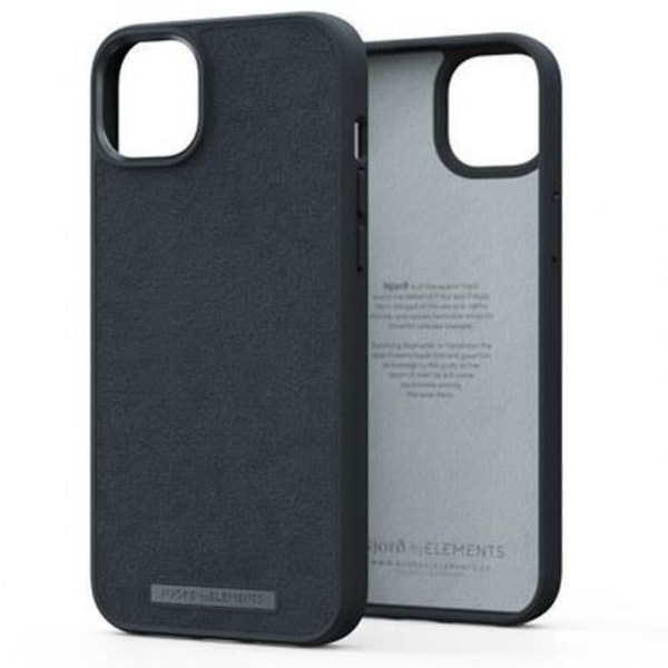 Skal till iPhone 14 Plus Comfort+ NJORD Svart - AVIZAR - Halvstyvt - Syntet - Blank Svart