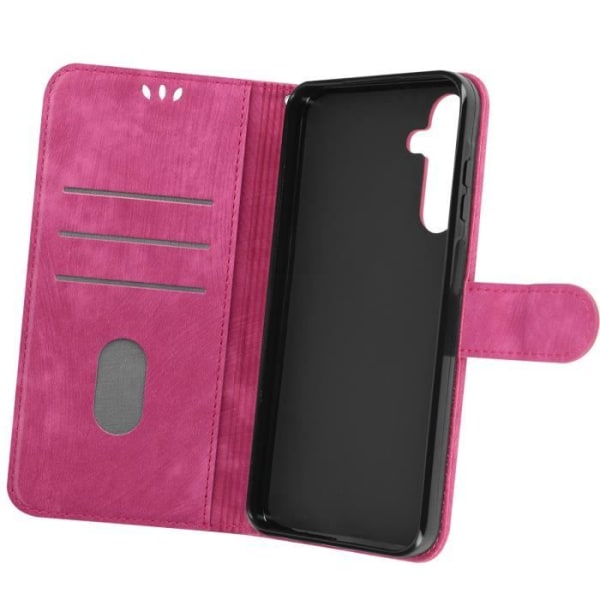 Tiger Case for Samsung A25 5G - AVIZAR - Video Support Wallet - Vaaleanpunainen Rosa