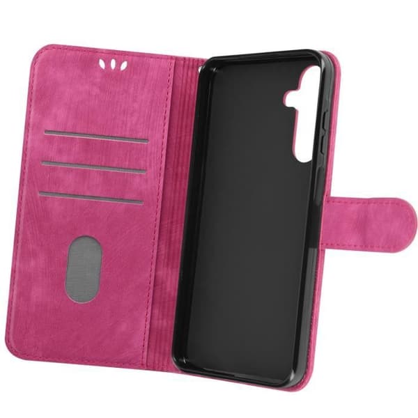 Tiger Case til Samsung A25 5G - AVIZAR - Video Support Wallet - Pink Rosa