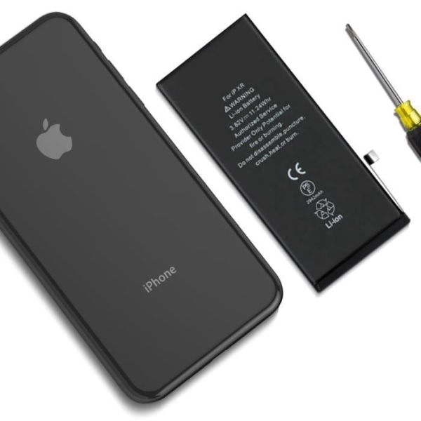 iPhone XR erstatningsbatteri 2942mAh Li-ion sort