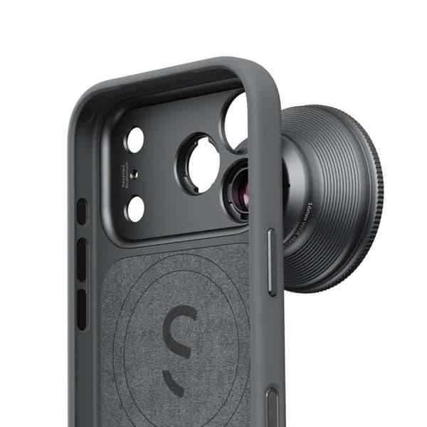 MagSafe cover til iPhone 17 Pro med S.Mount LensUltra Shiftcam montering, sort Svart