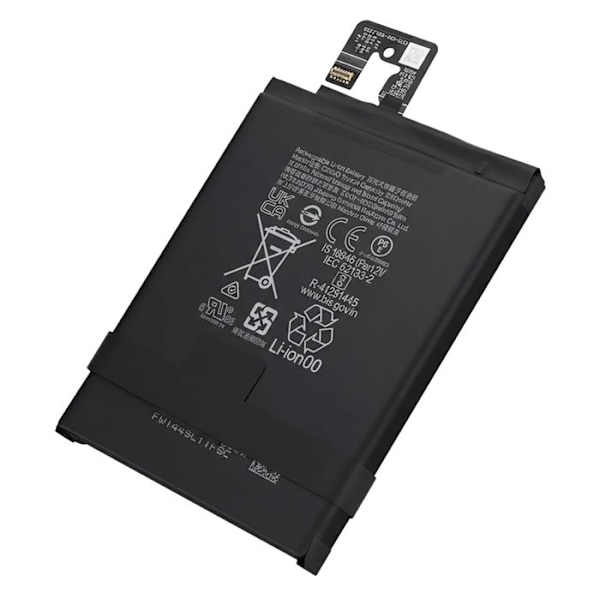 Batteri 5100mAh til Google Pixel 9a Erstat model G526Q Sort Svart