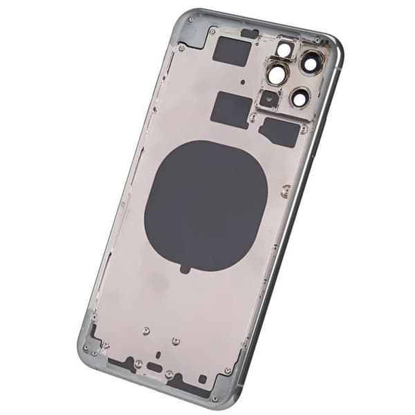 Chassi iPhone 11 Pro Max - AVIZAR - Silver - Utbyte - Hållbar - Kvalitetskontroll Grå