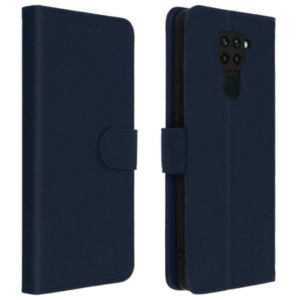 Xiaomi Redmi Note 9 Case Full Cover Kortholder Blå Stander Funktion Blå Blå