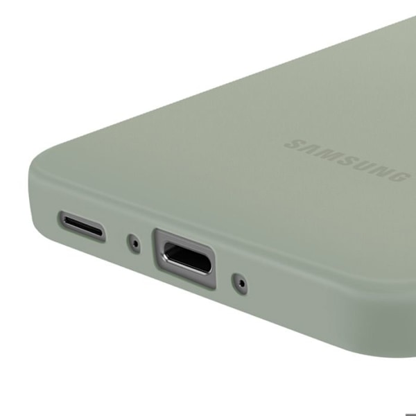 Coque för Samsung Galaxy A56 Silikon Flexibel Mjuk Beröring Original Samsung Ljus Grön Grön