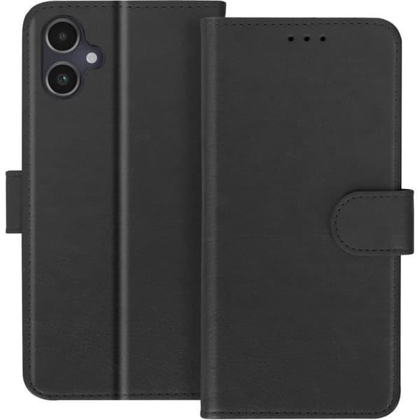 Etui til Samsung Galaxy A06 - AVIZAR - Wallet Flip og Video Support - Sort Svart