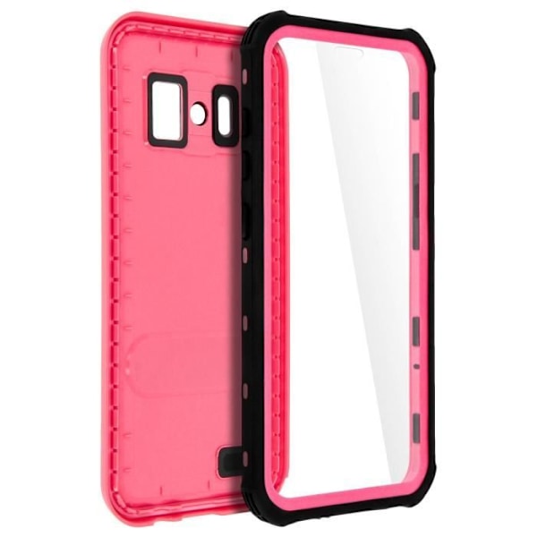 Skyddsskal - AVIZAR - Galaxy S8 - Vattentät IP68 - Stöttålig - Taktile silikon Rosa