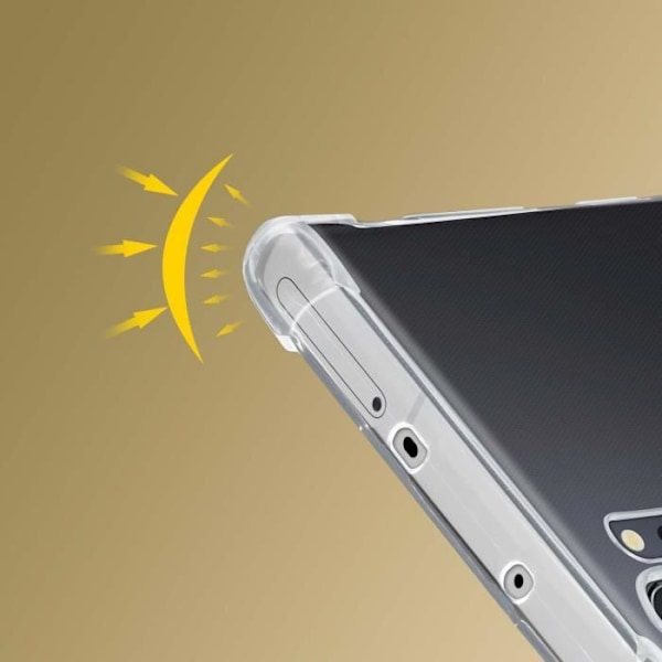 Coque - AVIZAR - Galaxy Note 10 Plus - Silikon Flexibel - Transparent - Ultra-tunn Transparent