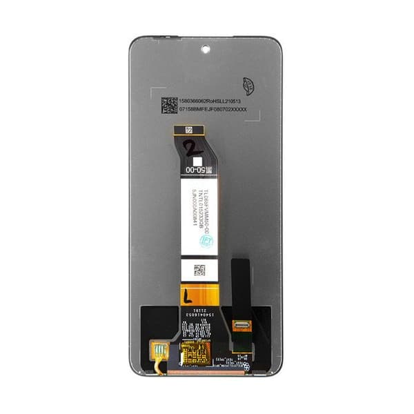 Vaihtonäyttö - Redmi Note 10 5G - LCD IPS - Kosketus - Musta Svart