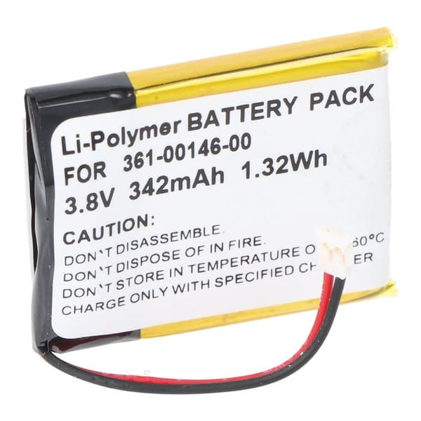Udskiftningsbatteri til Garmin Forerunner 955 Solar Li-Polymer 342mAh Multicolor Svart