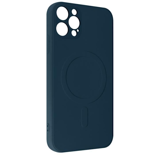 Beskyttelsesskal - AVIZAR - iPhone 12 Pro Max - Silikone Soft-touch - Mørkeblå - Kompatibel med Magsafe Midnattsblå