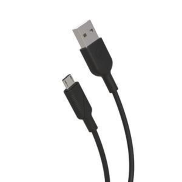 MUVIT FOR CHANGE USB A / Micro USB-kabel - 1,2 m - Svart