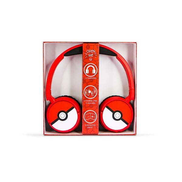 Barnhörlurar - Otl technologies - PK1000 - Bluetooth - Avtagbar mikrofon - Fällbar pokeball