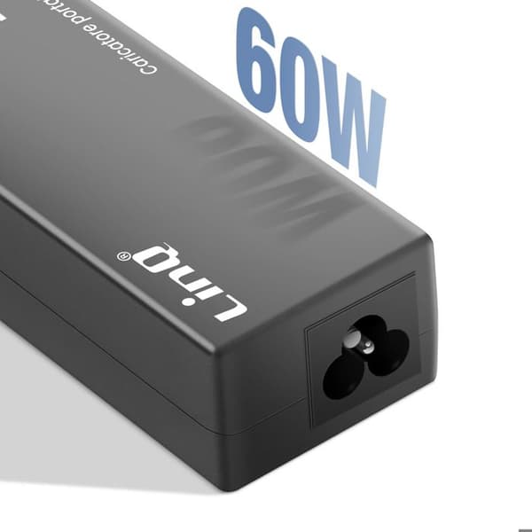 Lader til Væg - Samsung SM-6030 - 60W - 5.5 x 3.0mm - Sort Sort