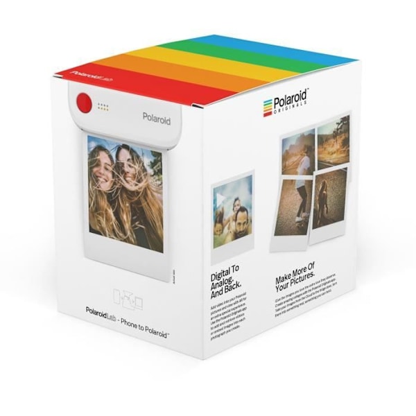 Polaroid Lab - Instant Photo Printer - Lisätty todellisuus - Kollaasi - Valkoinen