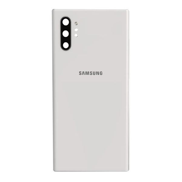 Udskiftningsglas bagpå til Samsung Galaxy Note 10 Plus White Vit