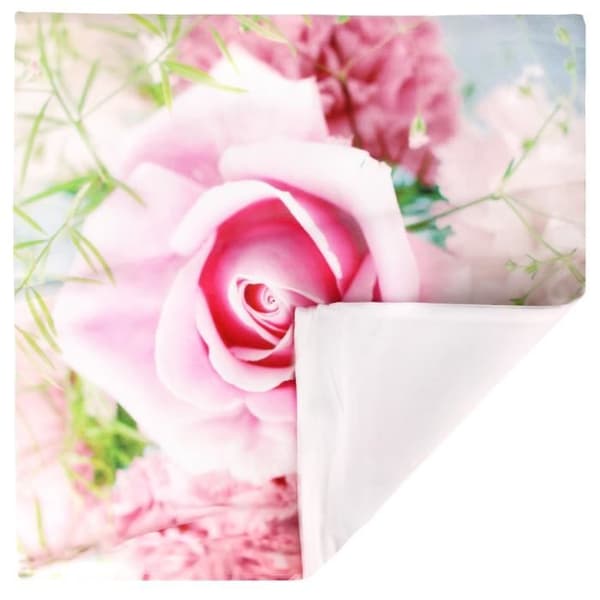 Kuddöverdrag - AVIZAR - Set om 2 - 40x40 cm - Rosmönster - Chic Elegans Ros