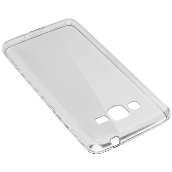Kotelo ja suojakalvo - AVIZAR - Samsung Galaxy Grand Prime - Läpinäkyvä - Silikoni - Karkaistu lasi Transparent