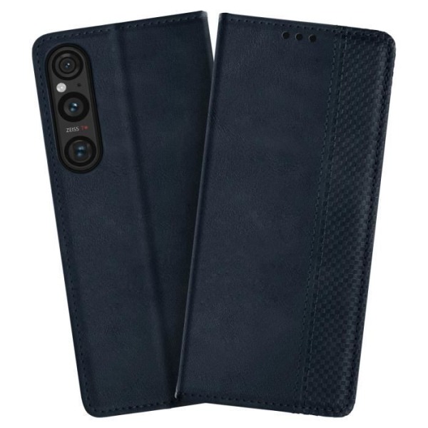 Sony Xperia 1 V etui Blue Checkerboard Pattern Cover