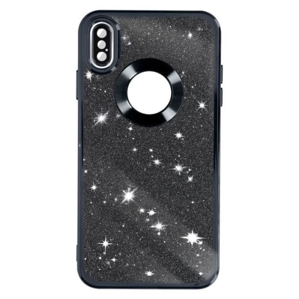 iPhone XS Max Cover Glitter Black Cover