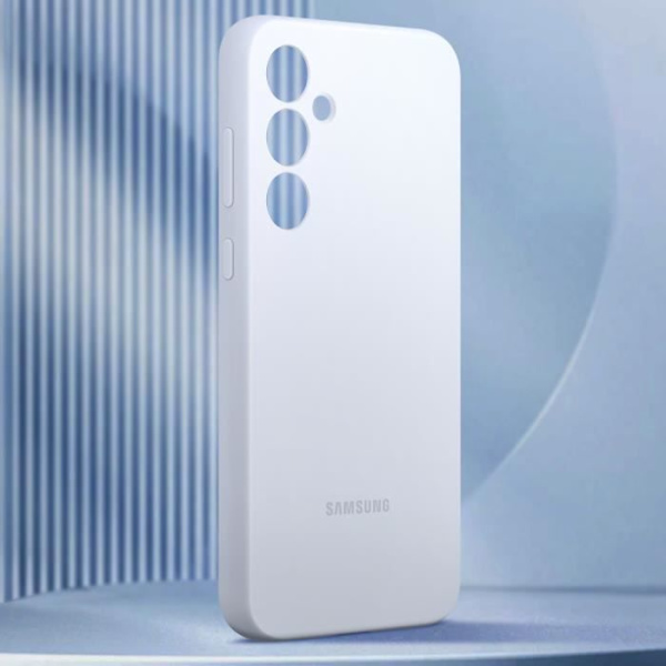Virallinen kotelo Samsung Galaxy A55 Silikoni Thin Soft Touch Samsung vaaleanharmaa Grå