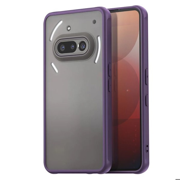 Vahvistettu Iskusuojakuori Nothing Phone 3a Violette Kulmilla Lila