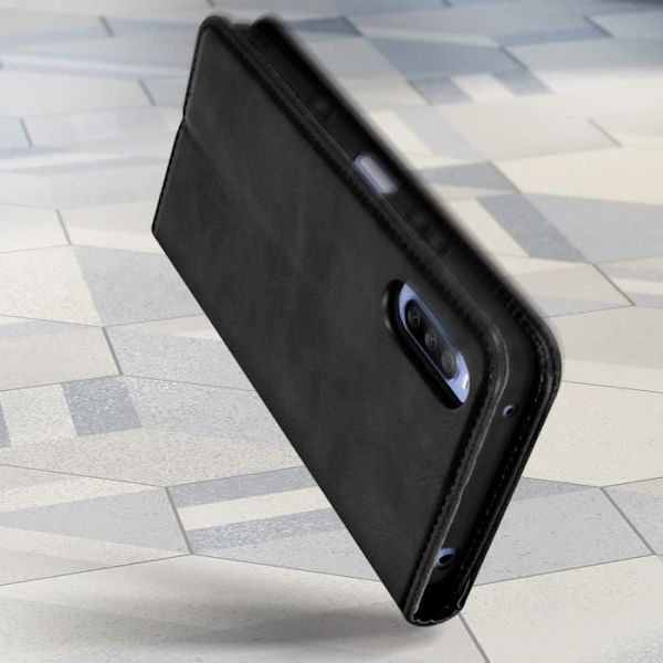 Plånboksfodral - Sony - Xperia 10 III - Ekoskinn - Videostativ - Magnetstängning Svart